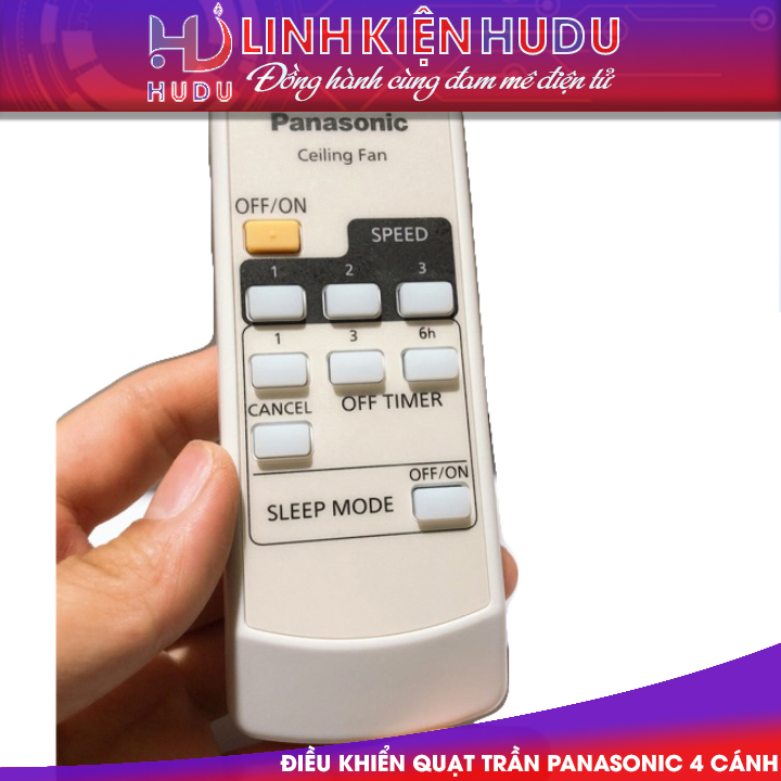 Điều khiển quạt trần Panasonic 4 cánh